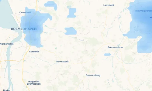 Regenradar Vorschaubild - Aktuelle Niederschläge in Frelsdorf und Umgebung