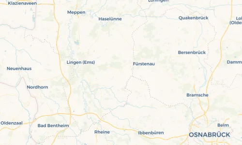 Regenradar Vorschaubild - Aktuelle Niederschläge in Freren und Umgebung