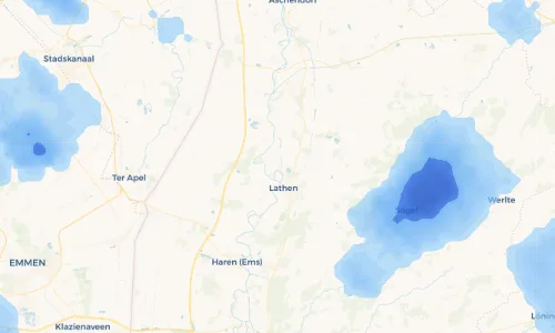 Regenradar Vorschaubild - Aktuelle Niederschläge in Fresenburg und Umgebung