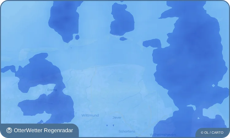Widget-Vorschau für Friederikensiel Wetter-Widget-Vorschau mit Vorhersagedaten für Friederikensiel