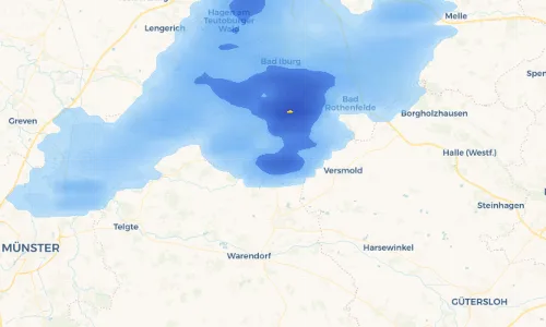 Regenradar Vorschaubild - Aktuelle Niederschläge in Füchtorf und Umgebung