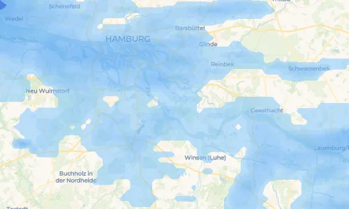 Regenradar Vorschaubild - Aktuelle Niederschläge in Fünfhausen und Umgebung