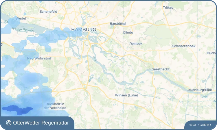 Widget-Vorschau für Fünfhausen Wetter-Widget-Vorschau mit Vorhersagedaten für Fünfhausen