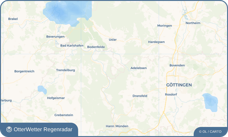 OtterWetter Regenradar-Widget Fürstenhagen