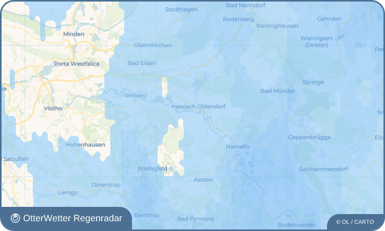 OtterWetter Regenradar-Widget Fuhlen