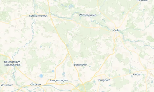 Regenradar Fuhrberg: aktuelle Niederschläge in Fuhrberg und Umgebung, Stand 26. Oktober 2026 um 22:05 Uhr