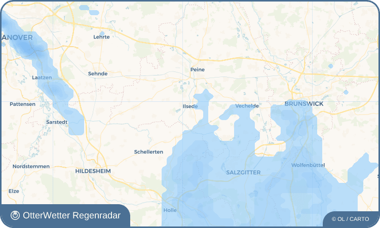 OtterWetter Regenradar-Widget Gadenstedt