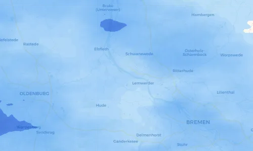 Regenradar Vorschaubild - Aktuelle Niederschläge in Ganspe und Umgebung
