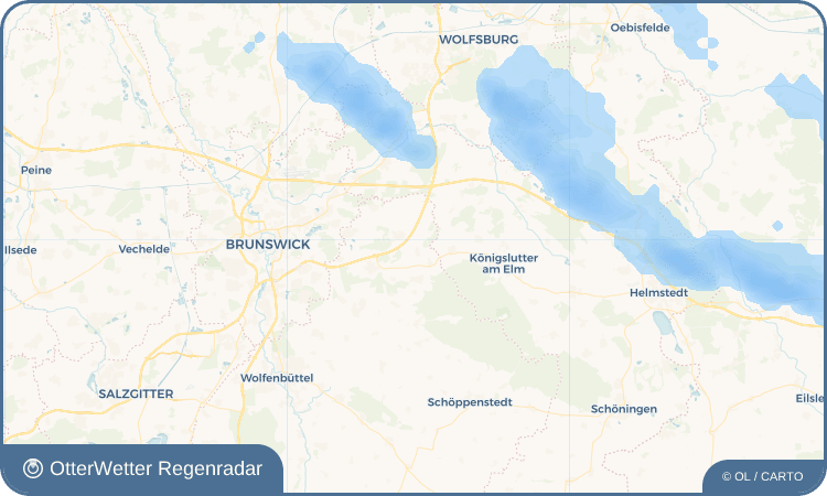OtterWetter Regenradar-Widget Gardessen