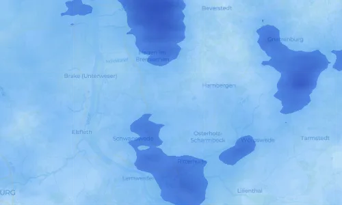 Regenradar-Vorschau: aktuelle Niederschläge in Garlstedt und Umgebung