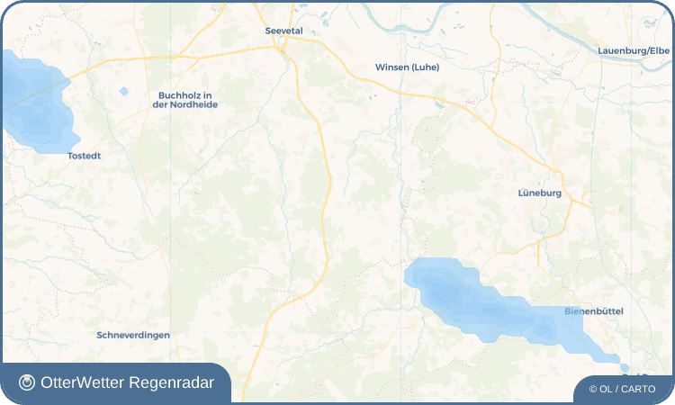 OtterWetter Regenradar-Widget Garlstorf