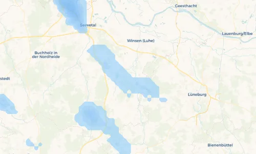 Regenradar Vorschaubild - Aktuelle Niederschläge in Garstedt und Umgebung