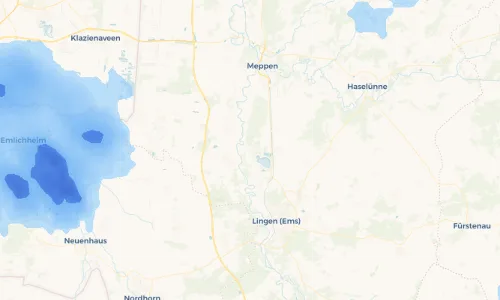 Regenradar Vorschaubild - Aktuelle Niederschläge in Geeste und Umgebung
