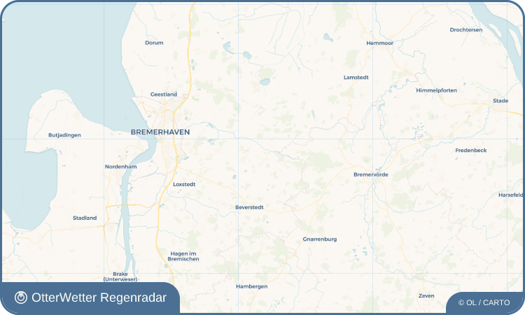 Widget-Vorschau für Geestenseth Wetter-Widget-Vorschau mit Vorhersagedaten für Geestenseth