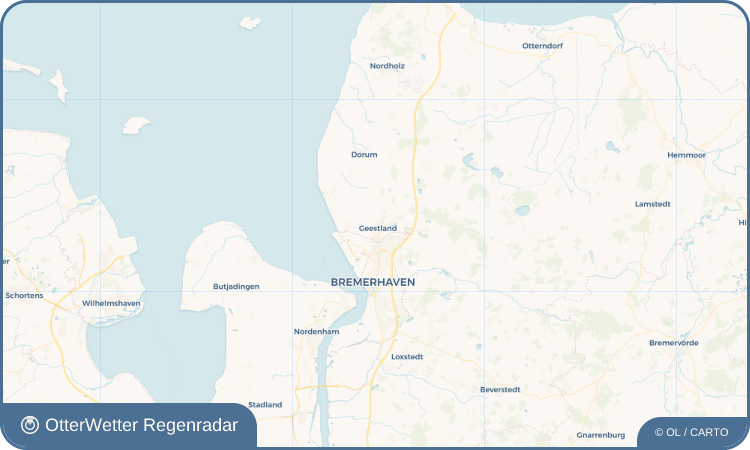 Wetter-Widget-Vorschau mit Vorhersagedaten für Geestland