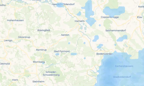 Regenradar Vorschaubild - Aktuelle Niederschläge in Gellersen und Umgebung