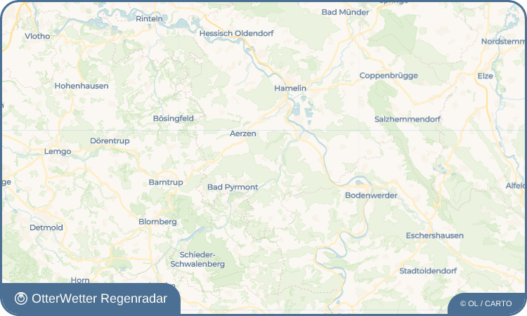 OtterWetter Regenradar-Widget Gellersen