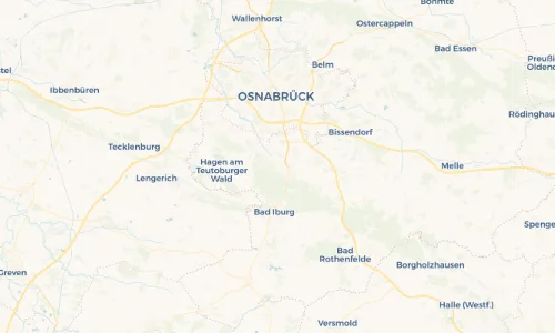 Regenradar Vorschaubild - Aktuelle Niederschläge in Georgsmarienhütte und Umgebung