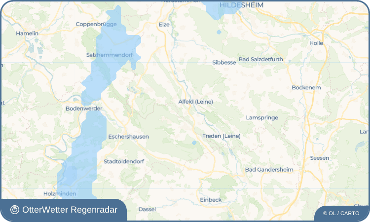 OtterWetter Regenradar-Widget Gerzen