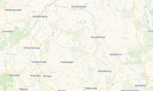 Regenradar Getelo: aktuelle Niederschläge in Getelo und Umgebung, Stand 18. Oktober 2026 um 2:20 Uhr