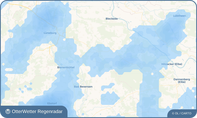 OtterWetter Regenradar-Widget Gienau