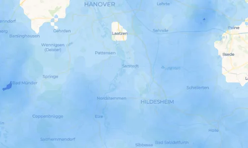 Regenradar Vorschaubild - Aktuelle Niederschläge in Giften und Umgebung