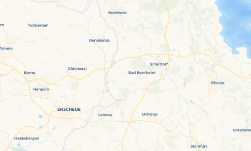 Regenradar Vorschaubild - Aktuelle Niederschläge in Gildehaus und Umgebung