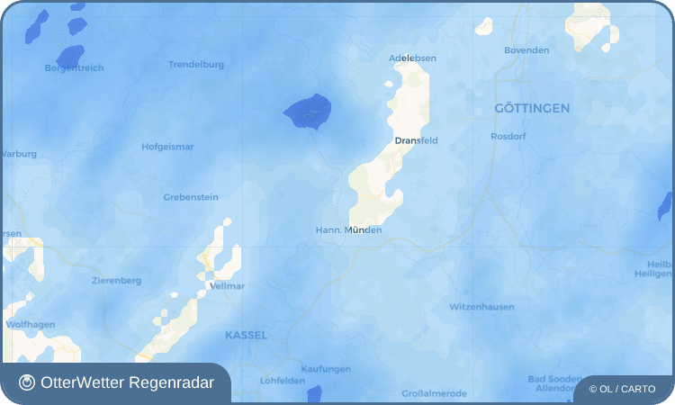 Widget-Vorschau für Gimte Wetter-Widget-Vorschau mit Vorhersagedaten für Gimte