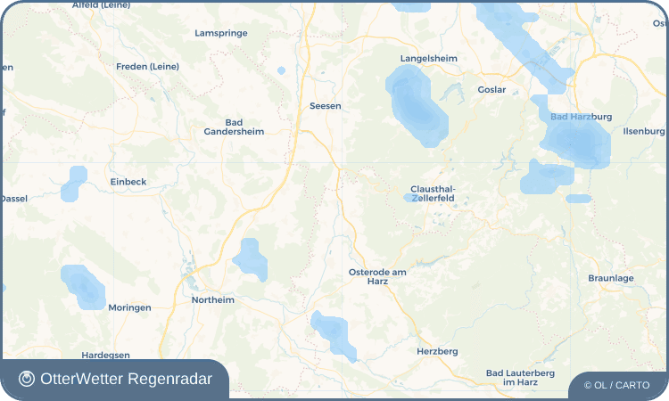 Wetter-Widget-Vorschau mit Vorhersagedaten für Gittelde