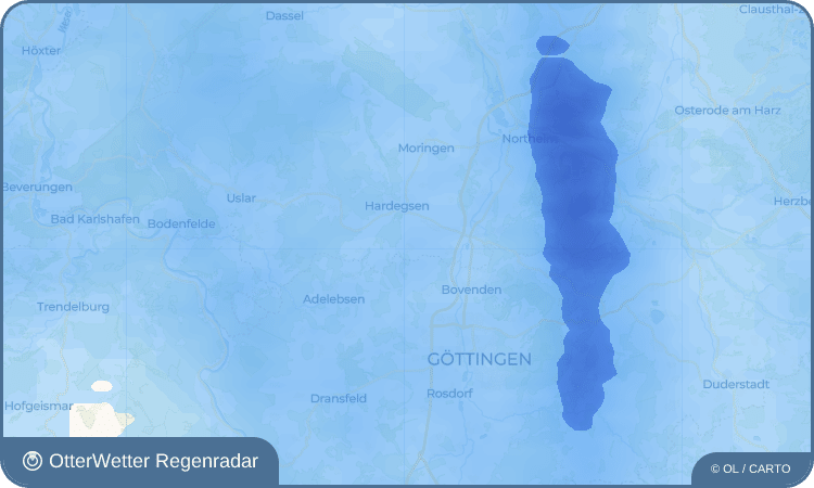 OtterWetter Regenradar-Widget Gladebeck