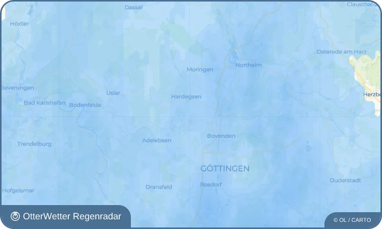 Wetter-Widget-Vorschau mit Vorhersagedaten für Gladebeck