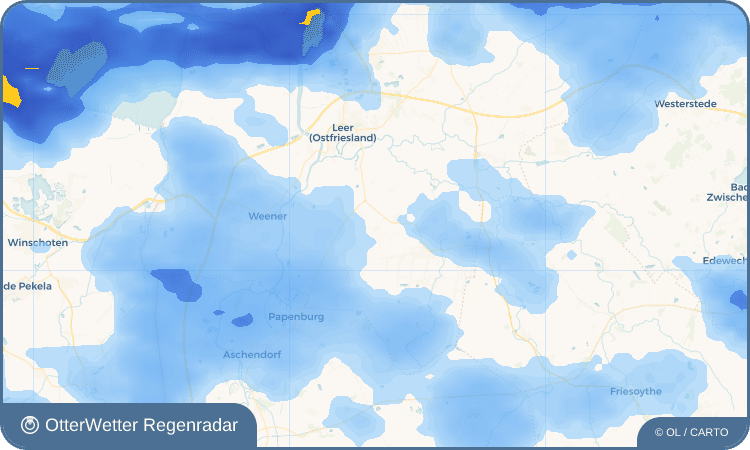 OtterWetter Regenradar-Widget Glansdorf