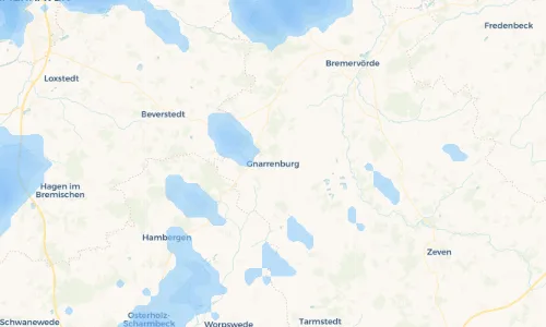 Regenradar Vorschaubild - Aktuelle Niederschläge in Gnarrenburg und Umgebung