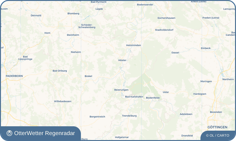 OtterWetter Regenradar-Widget Godelheim