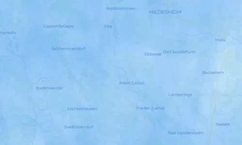 Regenradar Vorschaubild - Aktuelle Niederschläge in Godenau und Umgebung