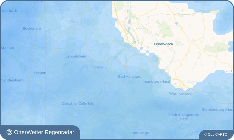 OtterWetter Regenradar-Widget Göttingerode