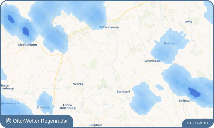 OtterWetter Regenradar-Widget Goldenstedt