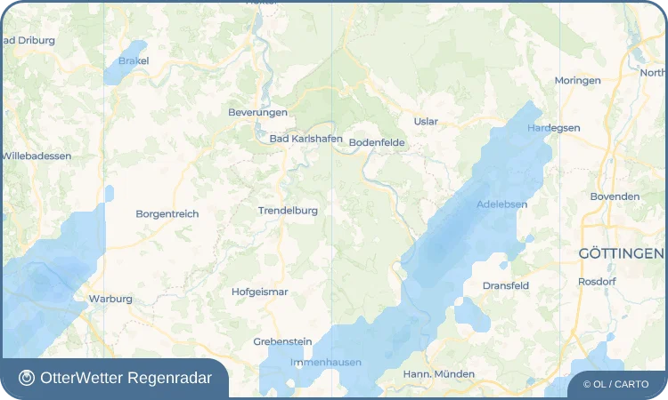 Widget-Vorschau für Gottsbüren Wetter-Widget-Vorschau mit Vorhersagedaten für Gottsbüren
