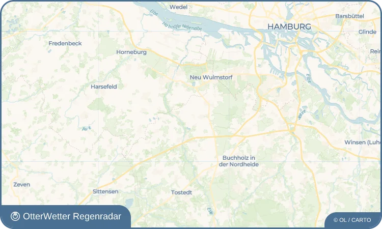Wetter-Widget-Vorschau mit Vorhersagedaten für Grauen
