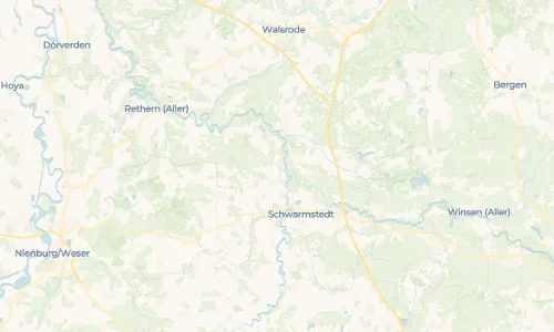 Regenradar-Vorschau: aktuelle Niederschläge in Grethem und Umgebung
