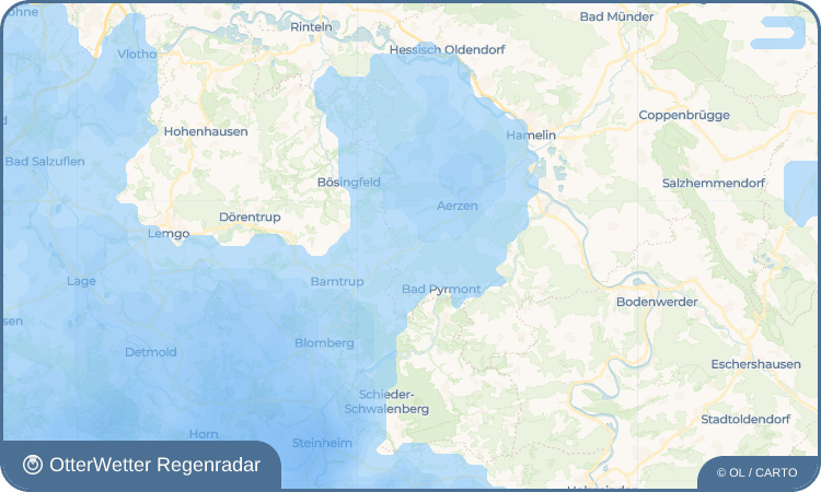 OtterWetter Regenradar-Widget Grießem