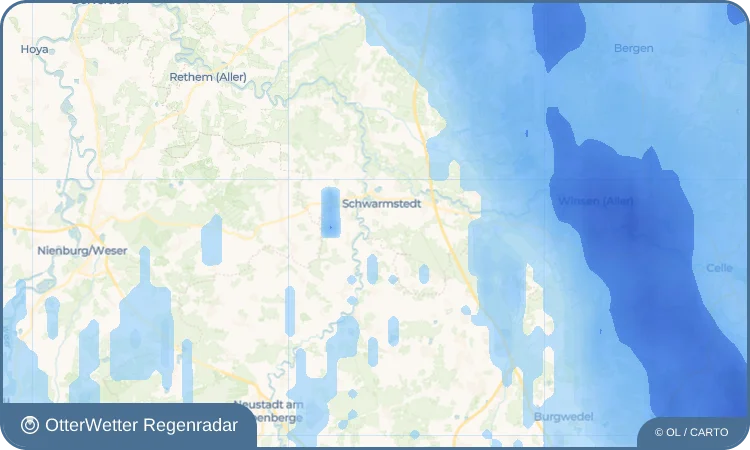 Widget-Vorschau für Grindau Wetter-Widget-Vorschau mit Vorhersagedaten für Grindau