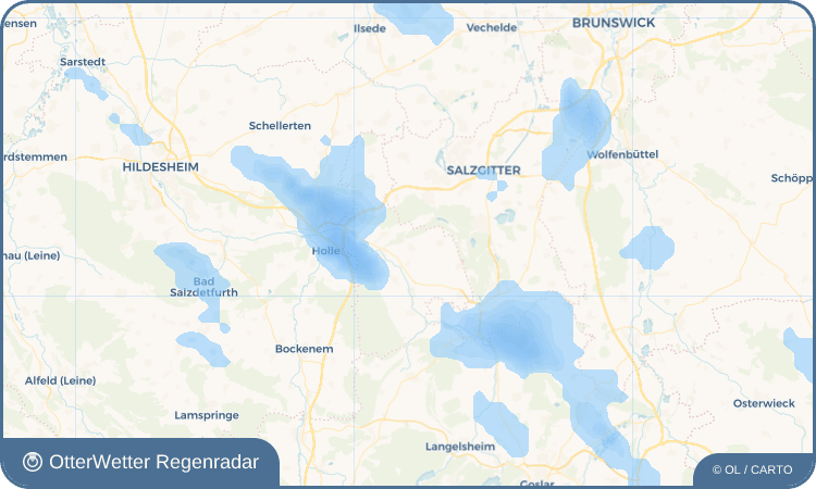 OtterWetter Regenradar-Widget Groß Elbe