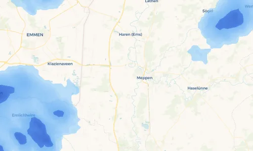 Regenradar Vorschaubild - Aktuelle Niederschläge in Groß Fullen und Umgebung