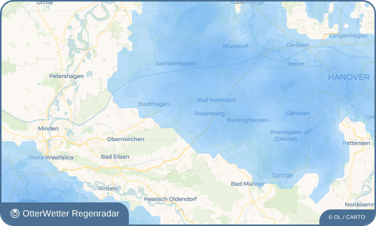 OtterWetter Regenradar-Widget Groß Hegesdorf