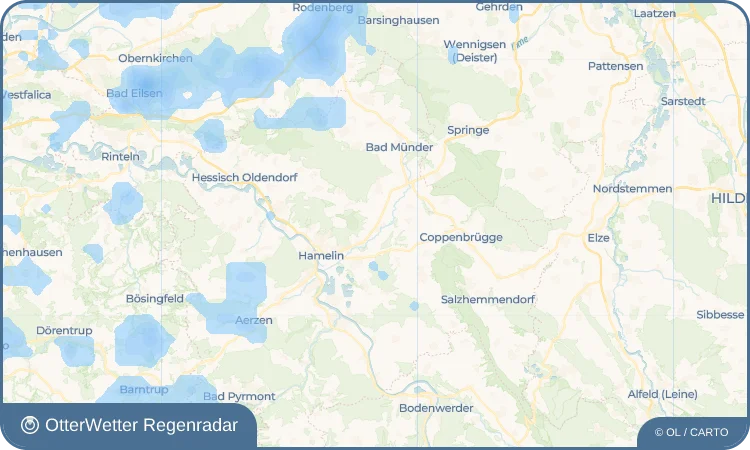 Widget-Vorschau für Groß Hilligsfeld Wetter-Widget-Vorschau mit Vorhersagedaten für Groß Hilligsfeld