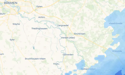 Regenradar-Vorschau: aktuelle Niederschläge in Groß Hutbergen und Umgebung