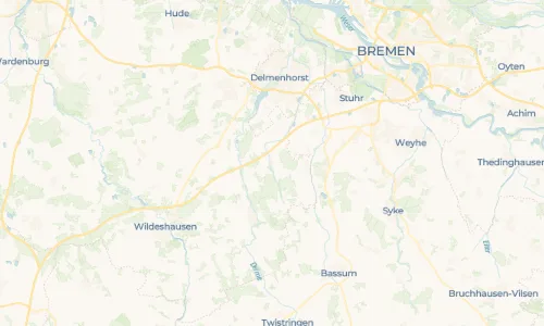 Regenradar Groß Ippener: aktuelle Niederschläge in Groß Ippener und Umgebung, Stand 29. Oktober 2026 um 15:20 Uhr