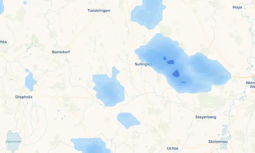 Regenradar Vorschaubild - Aktuelle Niederschläge in Groß Lessen und Umgebung