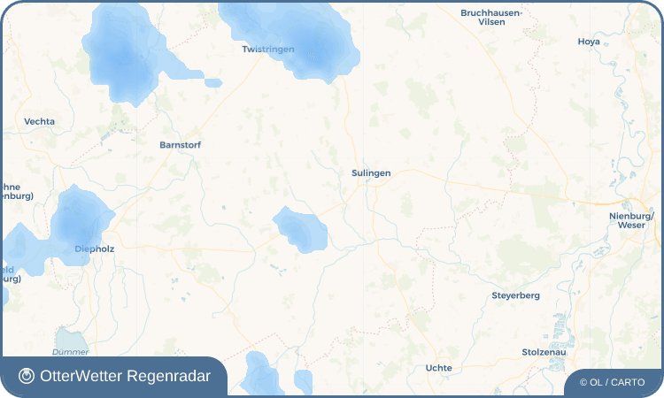 OtterWetter Regenradar-Widget Groß Lessen